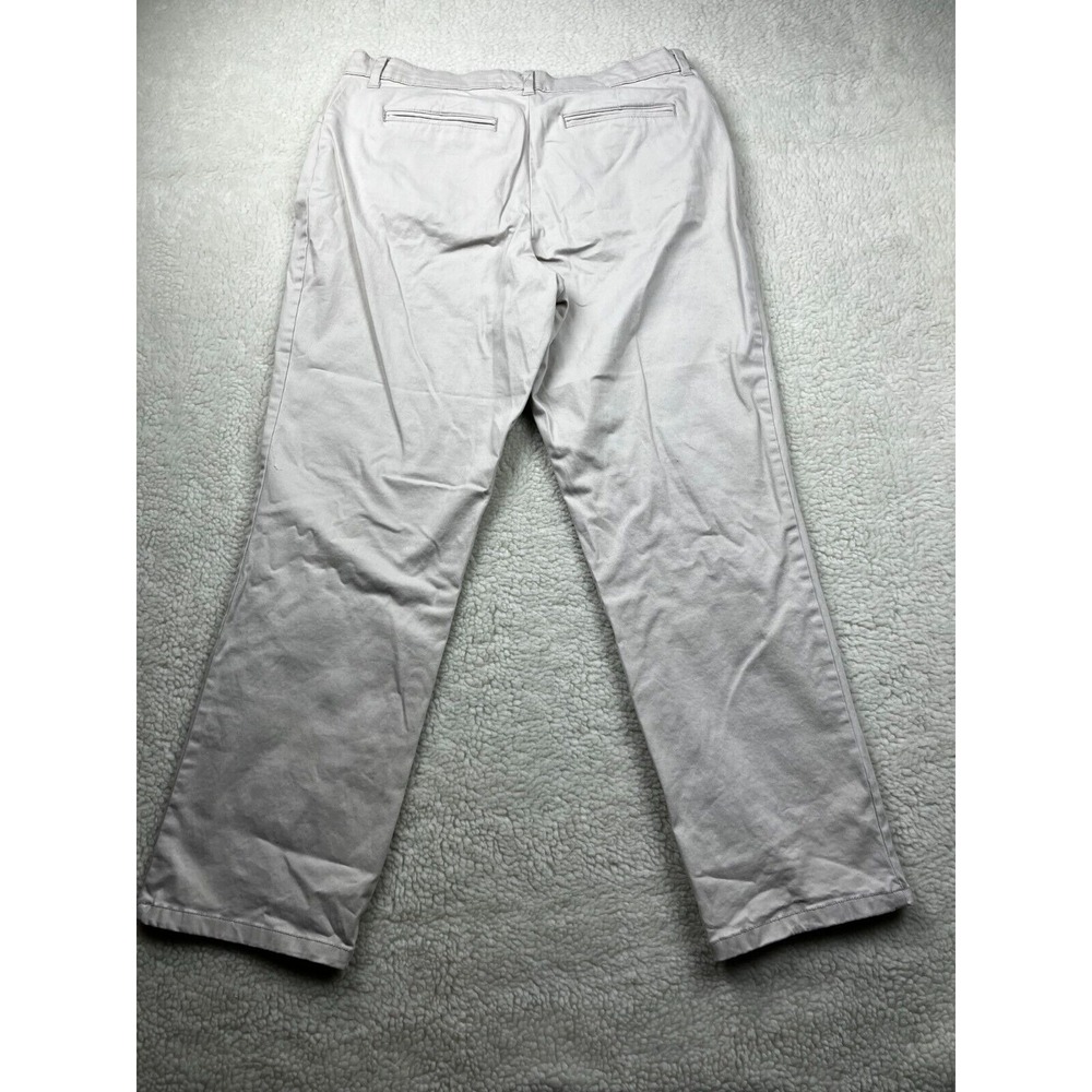 Lee Pants Womens Size 12 Comfort Straight Leg Flat Front 4 Pocket Design‎ Khaki - Picture 10 of 10